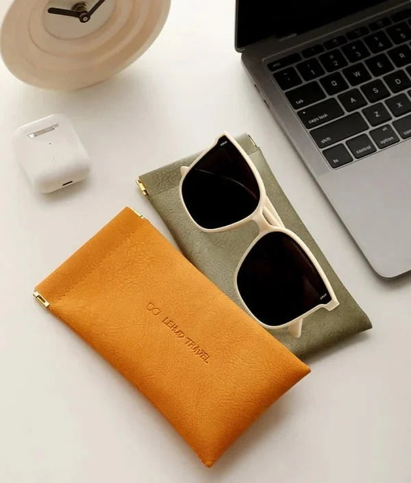 🔥Year-end Sale🎁Snap Closure Leather Organizer Pouch