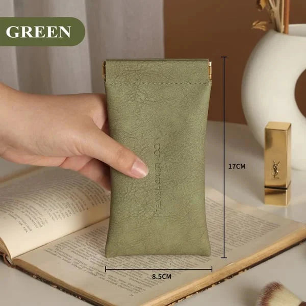 🔥Year-end Sale🎁Snap Closure Leather Organizer Pouch