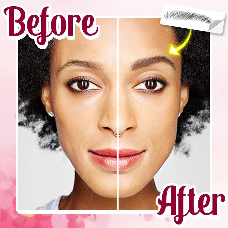 4D Hair-Like Eyebrows Stamp (20 pairs)