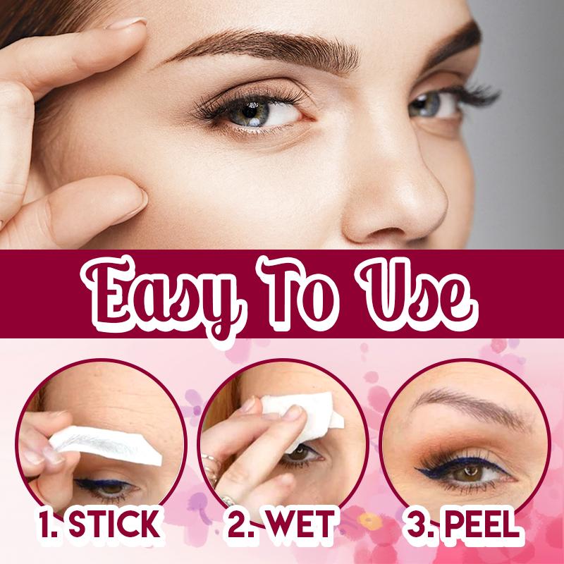 4D Hair-Like Eyebrows Stamp (20 pairs)