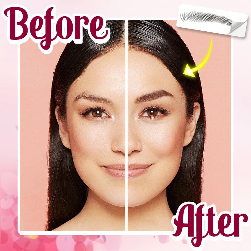 4D Hair-Like Eyebrows Stamp (20 pairs)