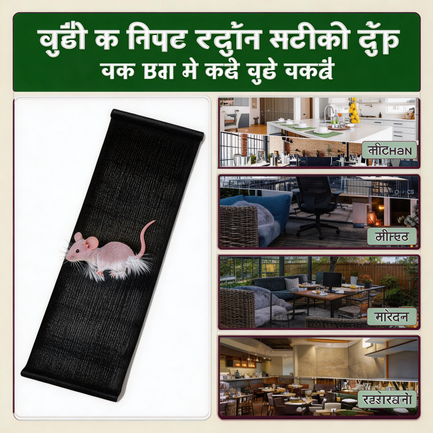 Household Strong Trap Sticky Mouse Blanket