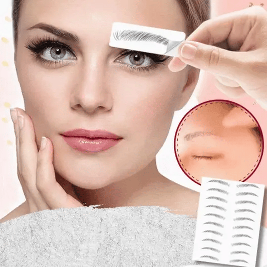 4D Hair-Like Eyebrows Stamp (20 pairs)