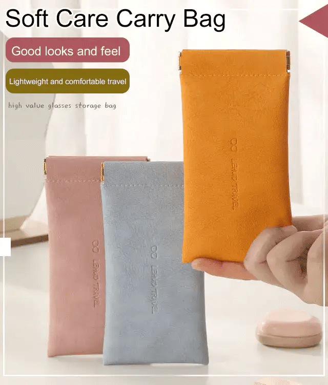 🔥Year-end Sale🎁Snap Closure Leather Organizer Pouch
