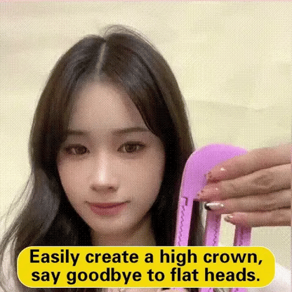 High skull top fluffy clip