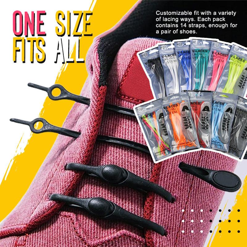 12/24pcs Pack Lazy Elastic Shoelaces