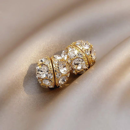 Magnetic Round Earrings Non-piercing Ear Clip